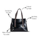 HB129- Elegant Textured Handbag | Premium Quality | Regular Use | Luxury Style | Imported
