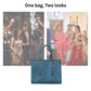 HB130- Elegant Textured Handbag | Premium Quality | Regular Use | Luxury Style | Imported