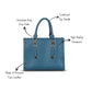 HB130- Elegant Textured Handbag | Premium Quality | Regular Use | Luxury Style | Imported