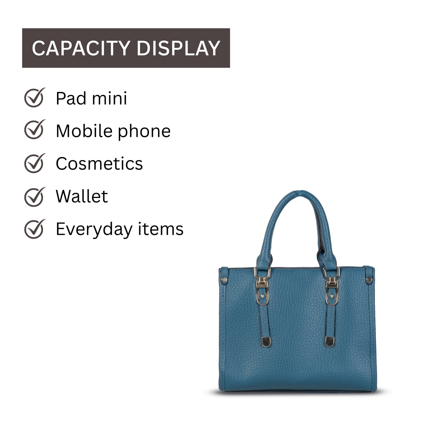 HB130- Elegant Textured Handbag | Premium Quality | Regular Use | Luxury Style | Imported