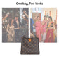 HB131- Elegant Textured Handbag | Premium Quality | Regular Use | Luxury Style | Imported