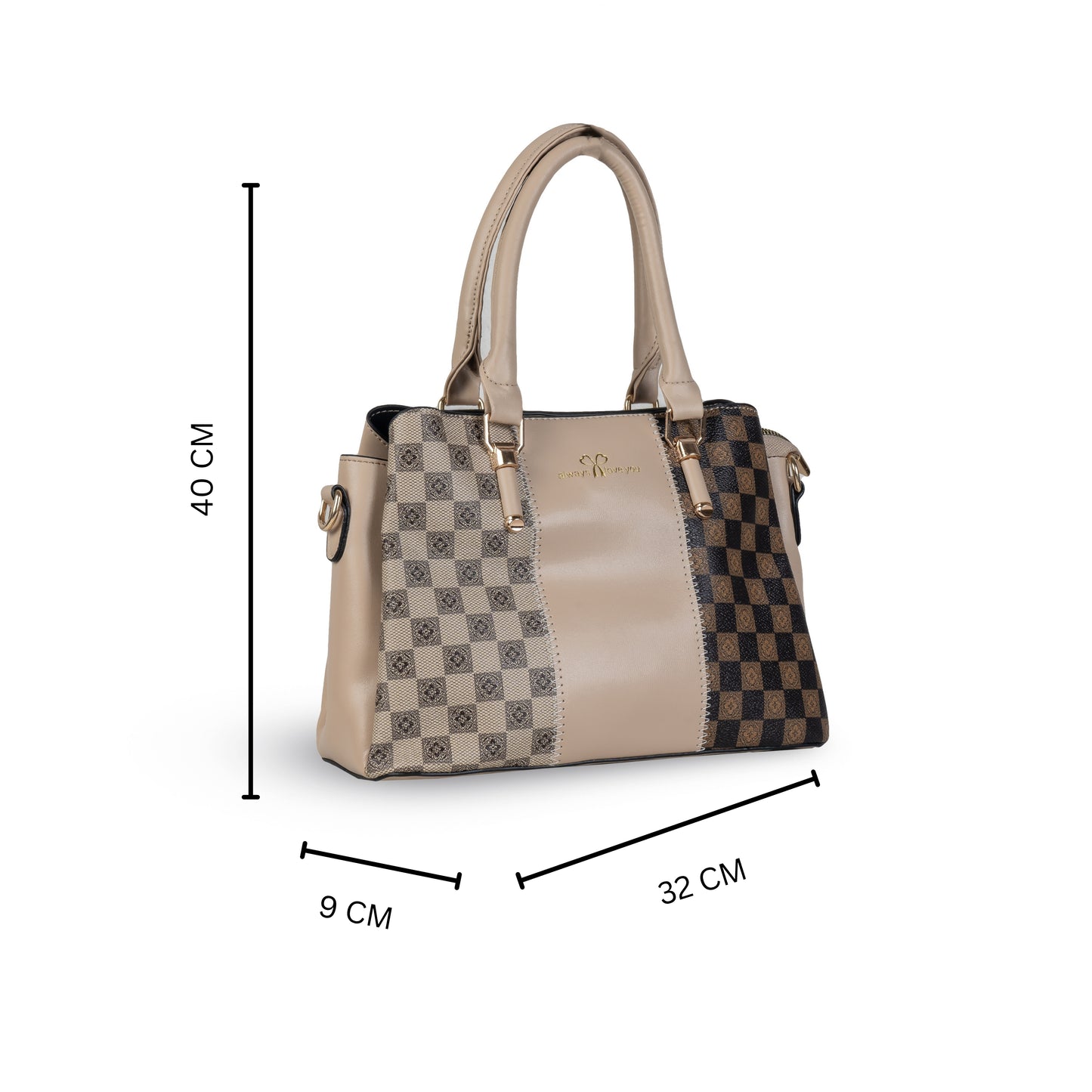 HB132- Elegant Textured Handbag | Premium Quality | Regular Use | Luxury Style | Imported