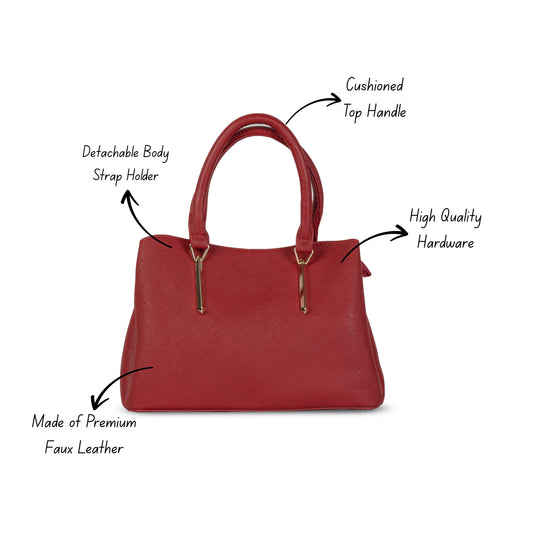 HB133- Elegant Textured Handbag | Premium Quality | Regular Use | Luxury Style | Imported