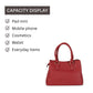 HB133- Elegant Textured Handbag | Premium Quality | Regular Use | Luxury Style | Imported