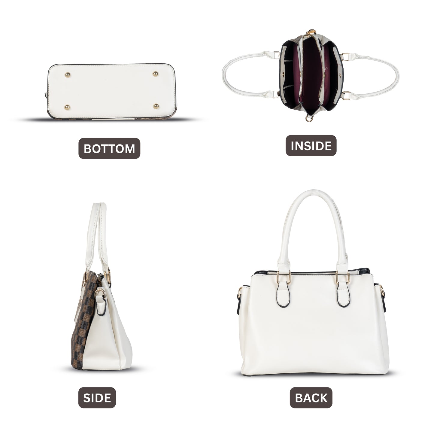 HB134- Elegant Textured Handbag | Premium Quality | Regular Use | Luxury Style | Imported