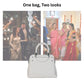 HB135- Elegant Textured Handbag | Premium Quality | Regular Use | Luxury Style | Imported
