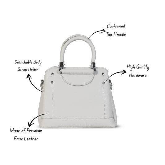 HB135- Elegant Textured Handbag | Premium Quality | Regular Use | Luxury Style | Imported