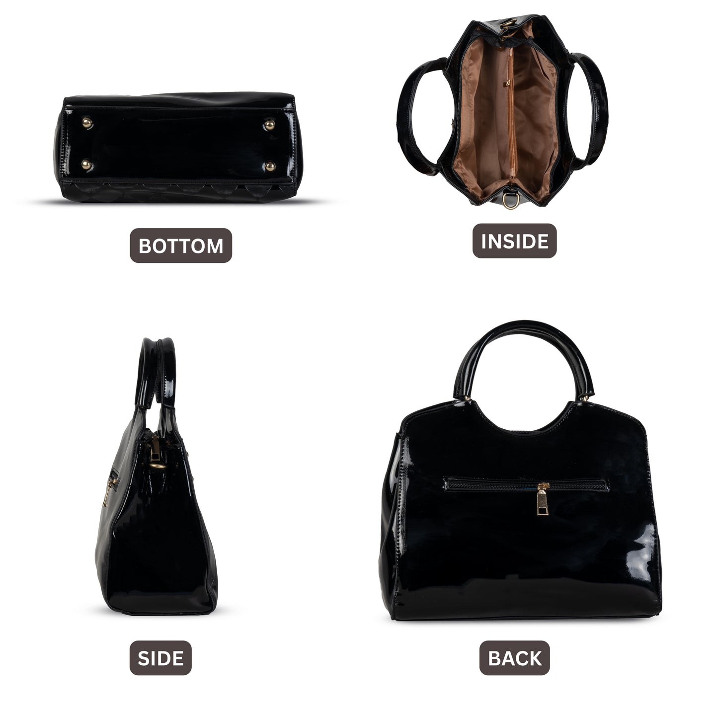 HB137- Elegant Textured Handbag | Premium Quality | Regular Use | Luxury Style | Imported