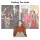 HB138- Elegant Textured Handbag | Premium Quality | Regular Use | Luxury Style | Imported