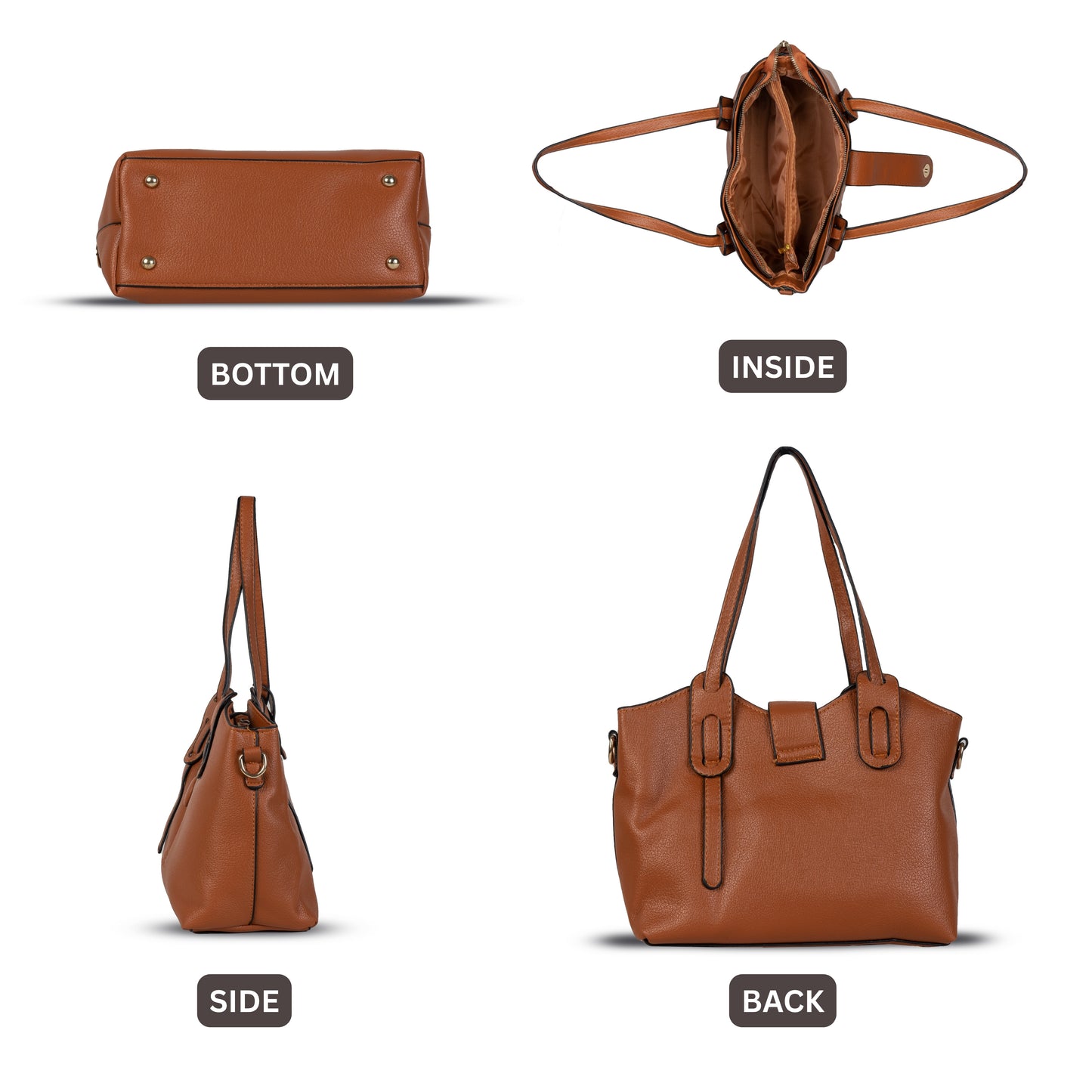 HB139- Elegant Textured Handbag | Premium Quality | Regular Use | Luxury Style | Imported