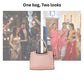 HB144- Elegant Textured Handbag | Premium Quality | Regular Use | Luxury Style | Imported