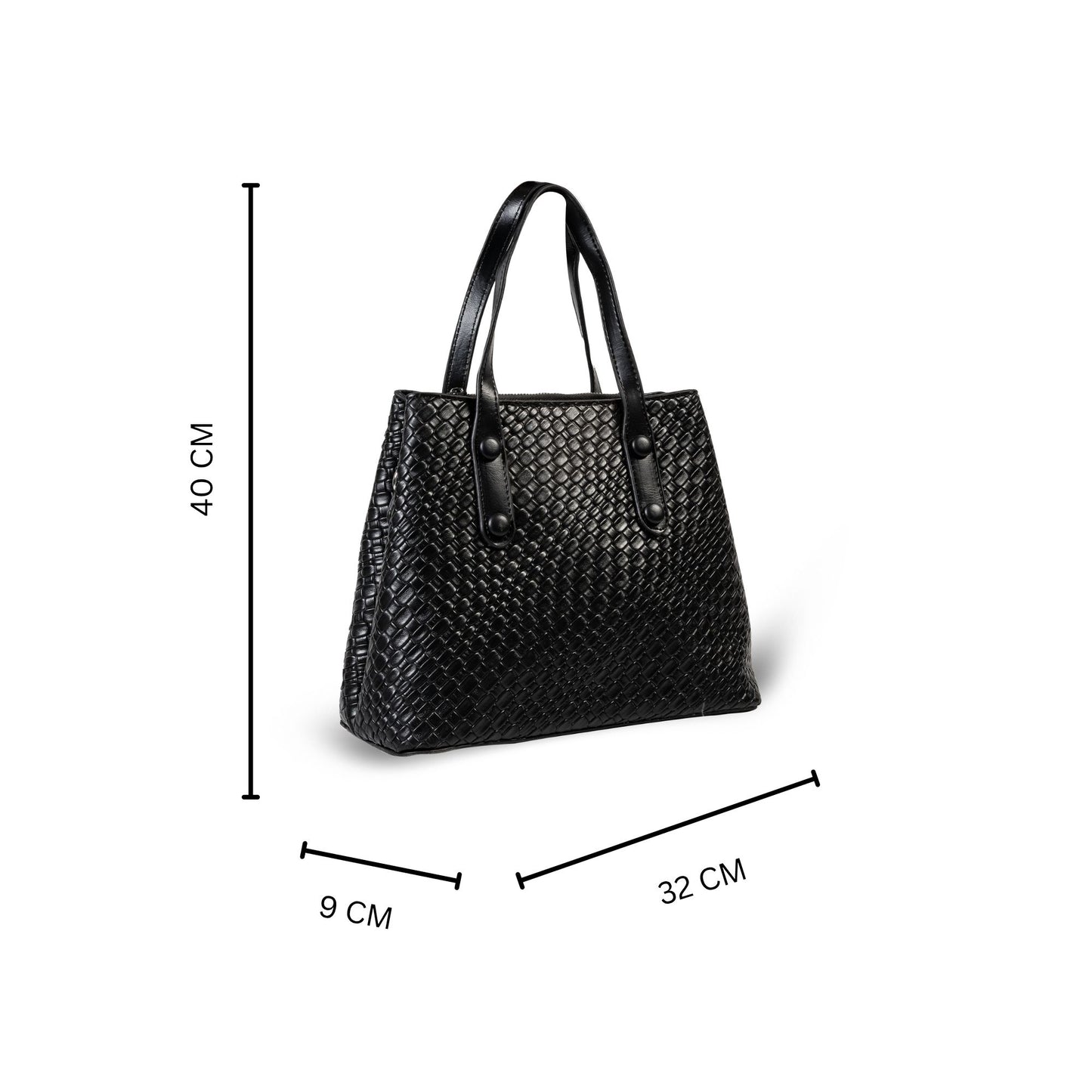 HB145- Elegant Textured Handbag | Premium Quality | Regular Use | Luxury Style | Imported