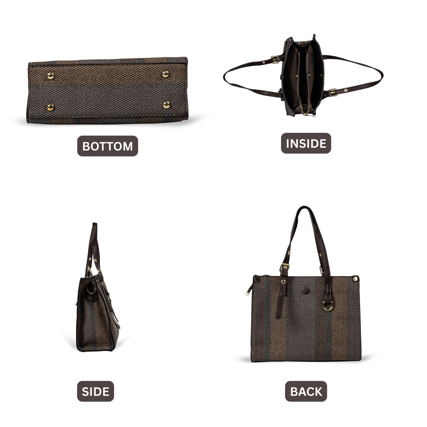 HB141- Elegant Textured Handbag | Premium Quality | Regular Use | Luxury Style | Imported