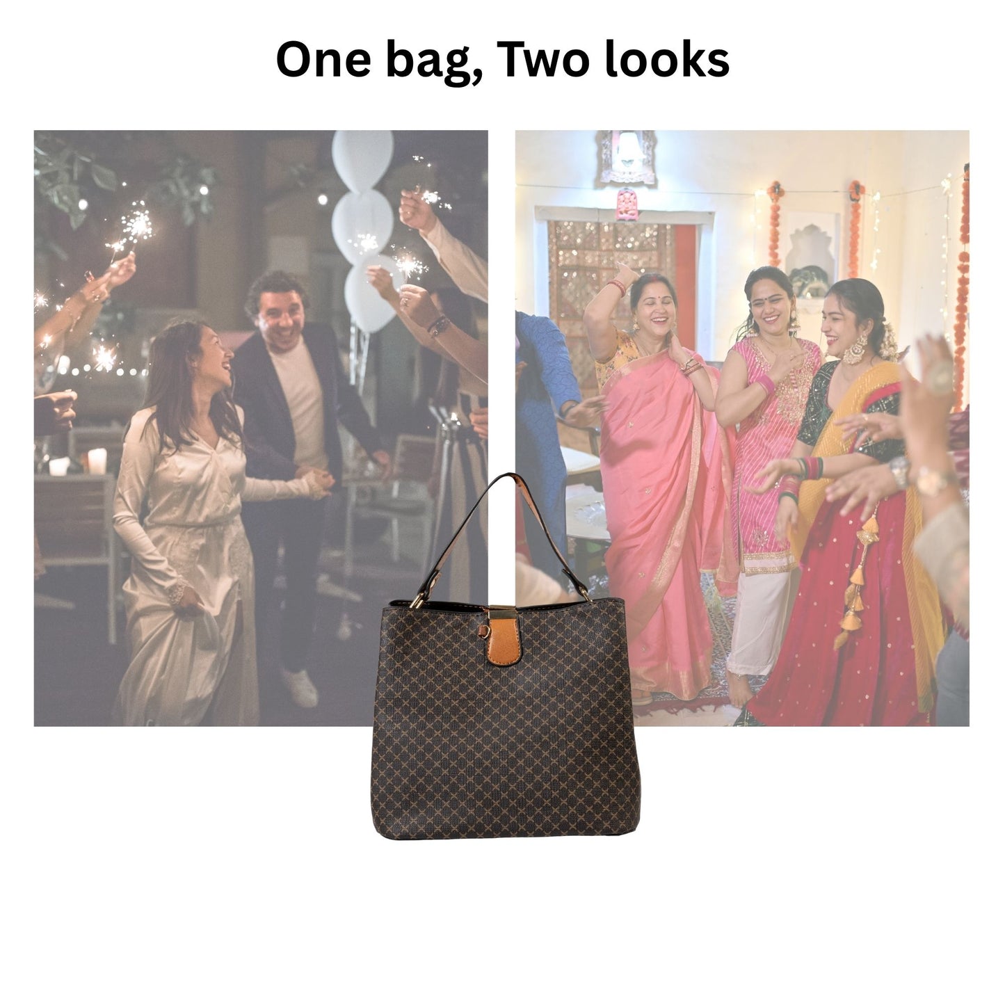 HB147- Elegant Textured Handbag | Premium Quality | Regular Use | Luxury Style | Imported