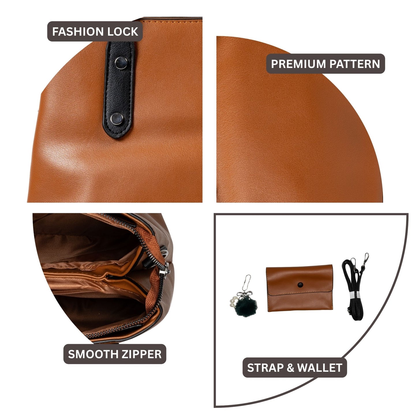 HB148- Elegant Textured Handbag | Premium Quality | Regular Use | Luxury Style | Imported
