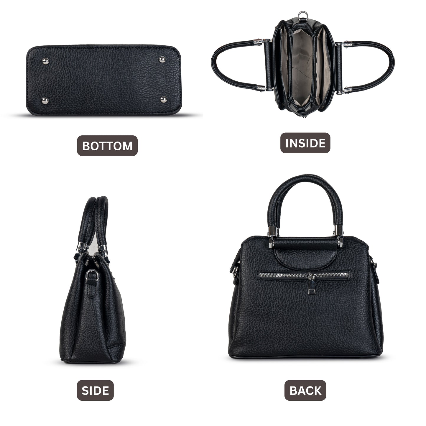 HB109 - Elegant Textured Handbag | Premium Quality | Regular Use | Luxury Style | Imported