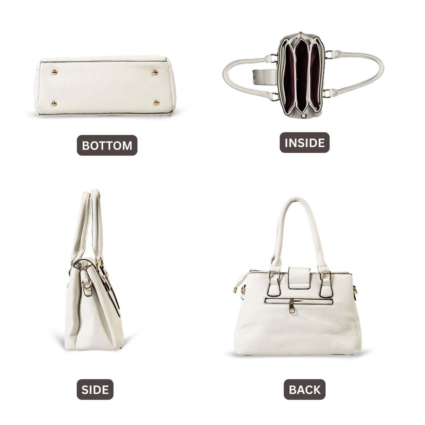 HB149- Elegant Textured Handbag | Premium Quality | Regular Use | Luxury Style | Imported