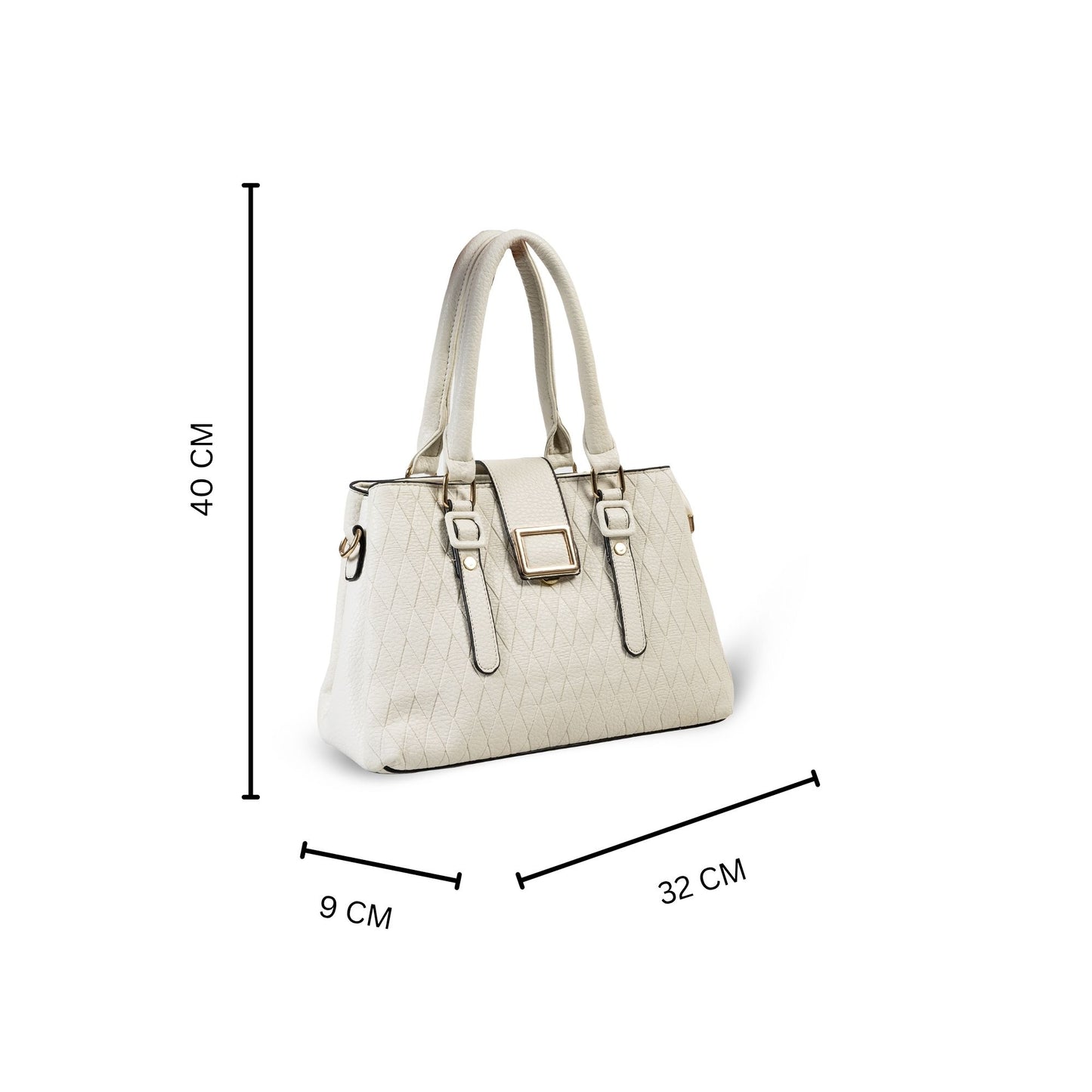 HB149- Elegant Textured Handbag | Premium Quality | Regular Use | Luxury Style | Imported
