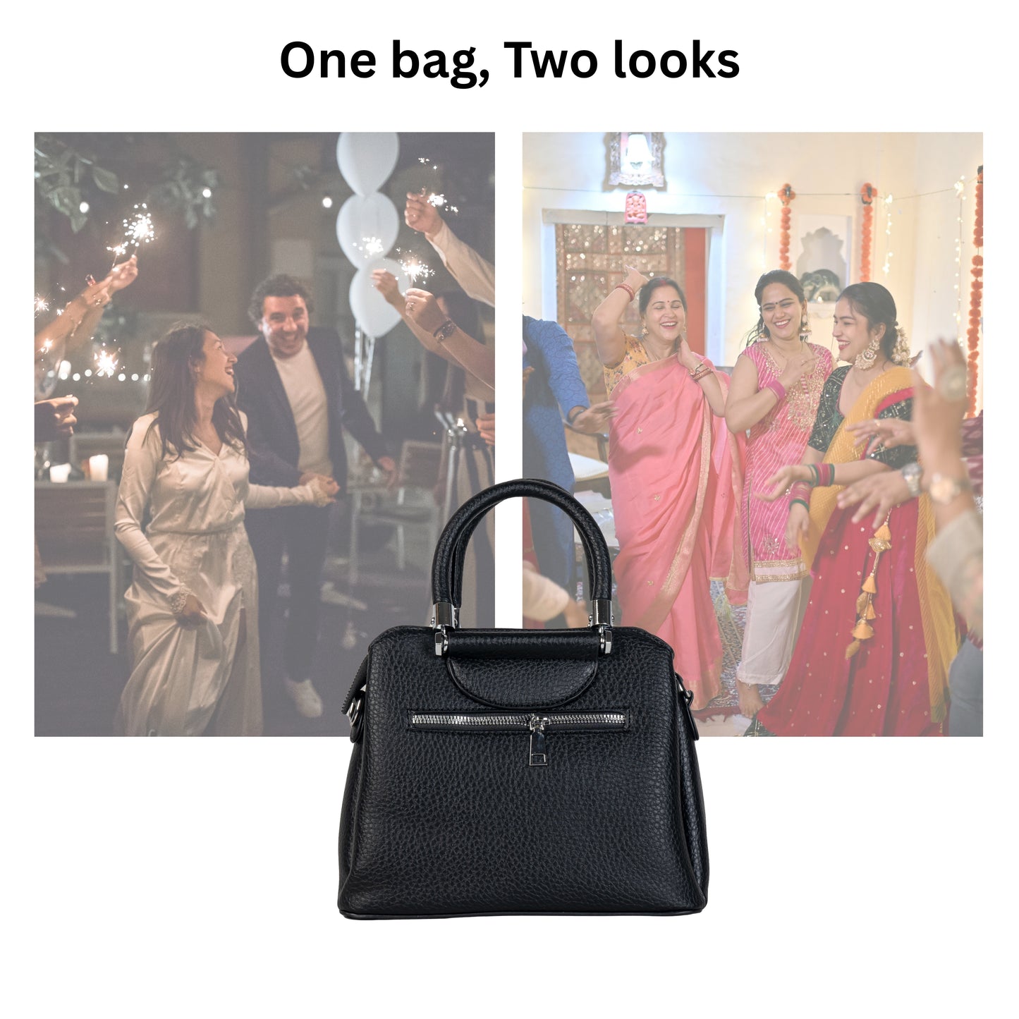 HB109 - Elegant Textured Handbag | Premium Quality | Regular Use | Luxury Style | Imported