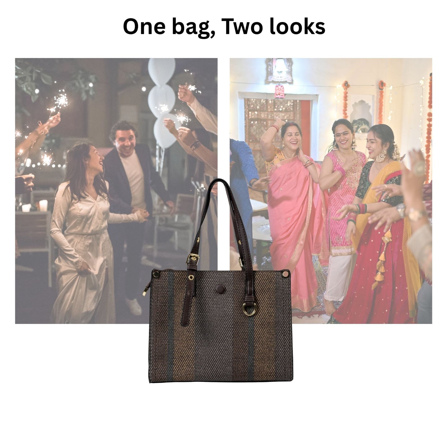 HB141- Elegant Textured Handbag | Premium Quality | Regular Use | Luxury Style | Imported