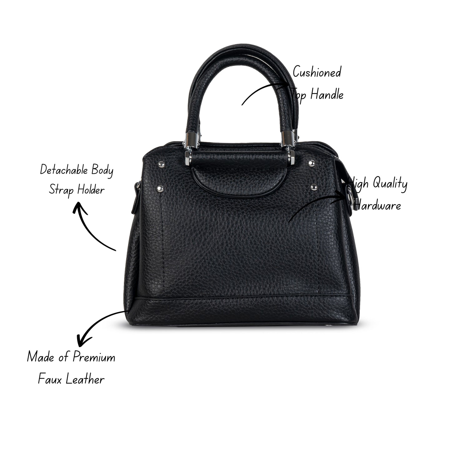HB109 - Elegant Textured Handbag | Premium Quality | Regular Use | Luxury Style | Imported