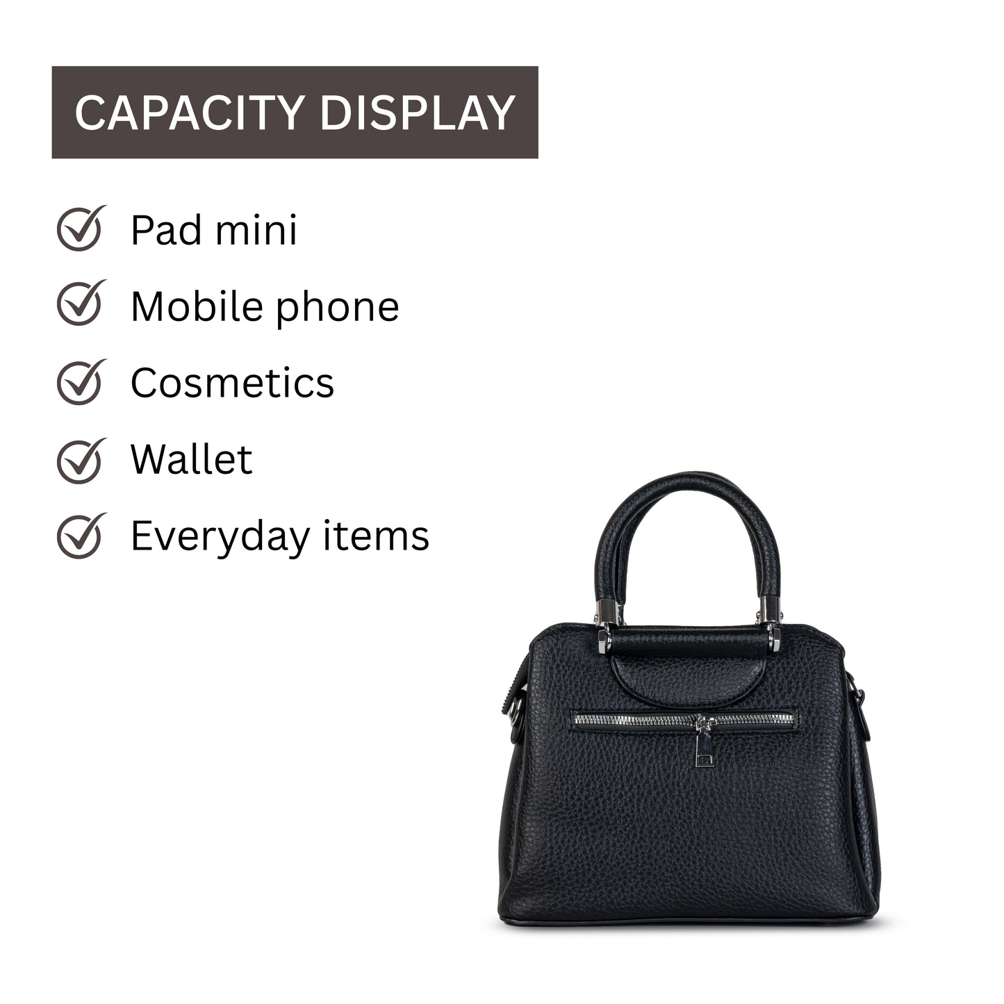 HB109 - Elegant Textured Handbag | Premium Quality | Regular Use | Luxury Style | Imported