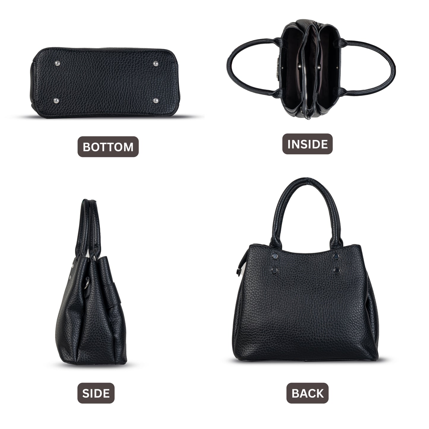 HB110 - Elegant Textured Handbag | Premium Quality | Regular Use | Luxury Style | Imported