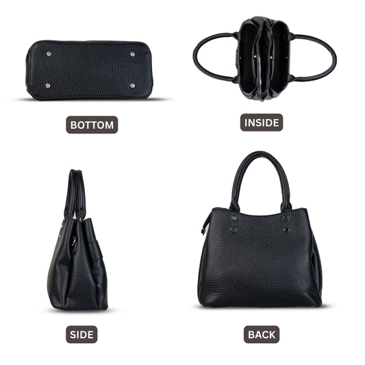 HB110 - Elegant Textured Handbag | Premium Quality | Regular Use | Luxury Style | Imported