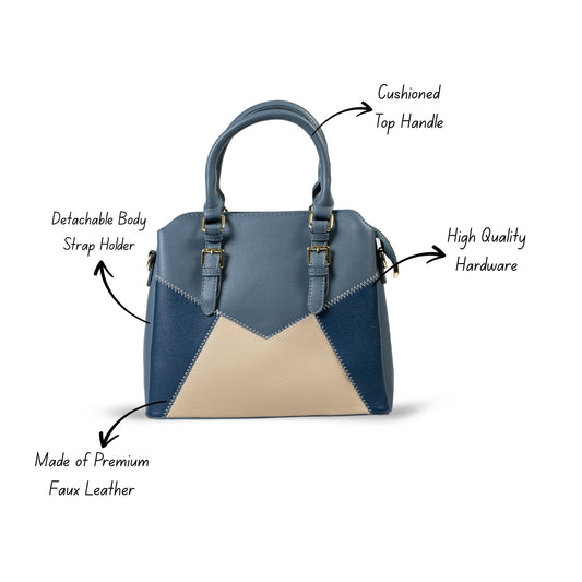 HB150- Elegant Textured Handbag | Premium Quality | Regular Use | Luxury Style | Imported