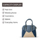 HB150- Elegant Textured Handbag | Premium Quality | Regular Use | Luxury Style | Imported