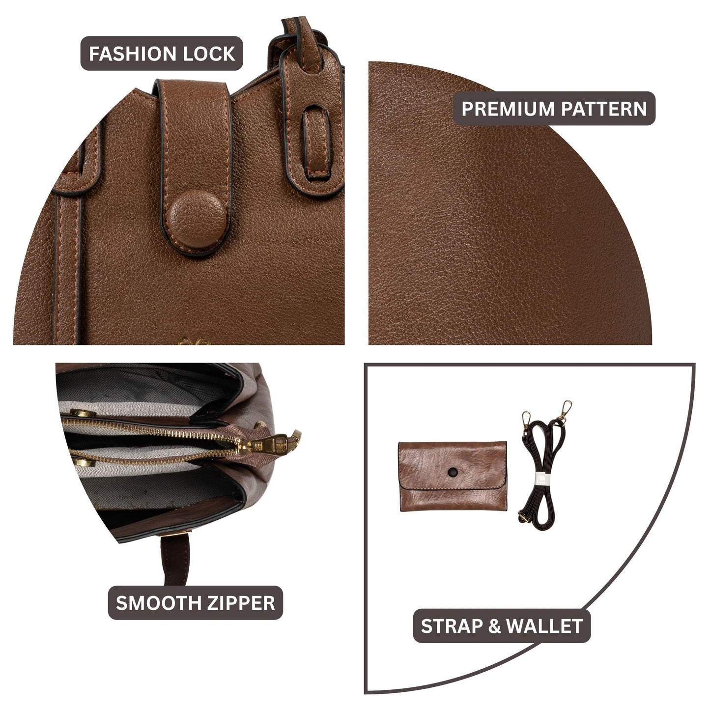 HB151- Elegant Textured Handbag | Premium Quality | Regular Use | Luxury Style | Imported