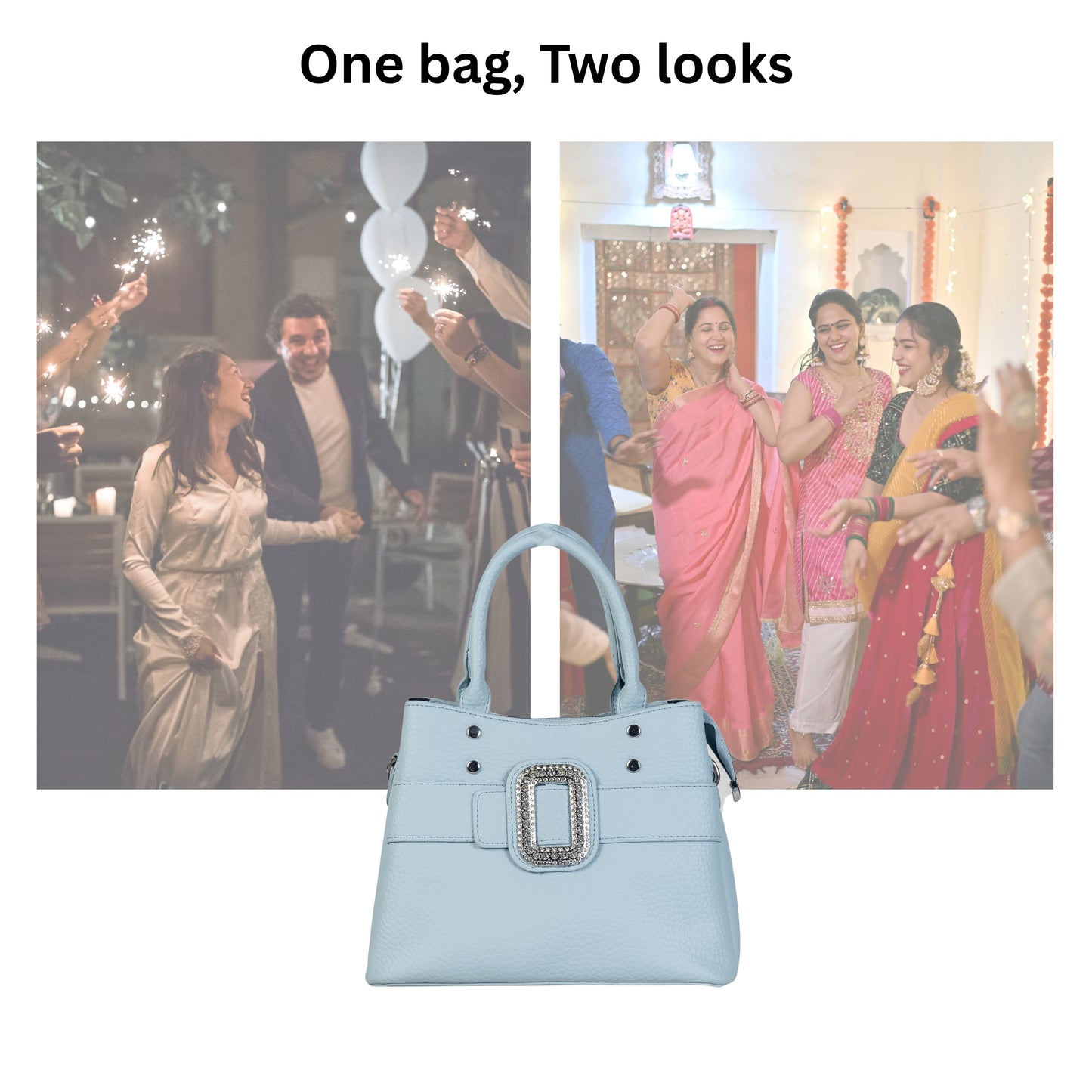 HB111 - Elegant Textured Handbag | Premium Quality | Regular Use | Luxury Style | Imported