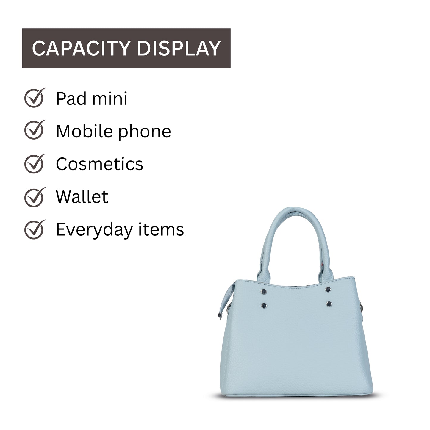 HB111 - Elegant Textured Handbag | Premium Quality | Regular Use | Luxury Style | Imported