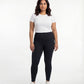 Black High Waist Leggings for Women | Stretchable, Breathable, Soft Fabric | All-Day Comfort Activewear Pants