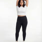 Black High Waist Leggings for Women | Stretchable, Breathable, Soft Fabric | All-Day Comfort Activewear Pants