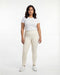 Beige High Waist Leggings for Women | Stretchable, Breathable, Soft Fabric | All-Day Comfort Activewear Pants