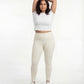 Beige High Waist Leggings for Women | Stretchable, Breathable, Soft Fabric | All-Day Comfort Activewear Pants