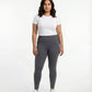 Grey High Waist Leggings for Women | Stretchable, Breathable, Soft Fabric | All-Day Comfort Activewear Pants