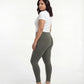 Olive Green - High Waist Leggings for Women | Stretchable, Breathable, Soft Fabric | All-Day Comfort Activewear Pants