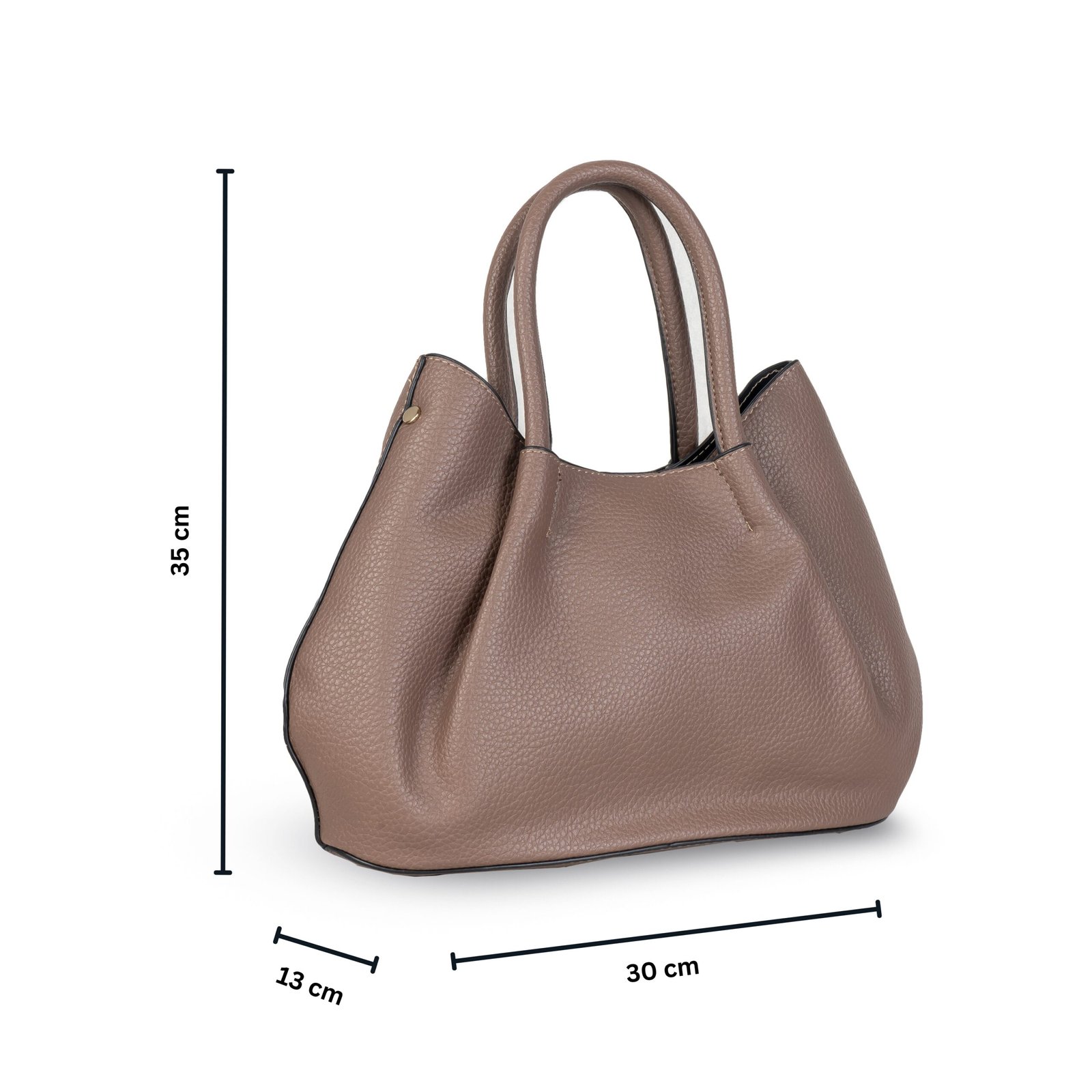 FIRSTGLOW Classic Dual-Shade Tote – Mocha Caramel Blend - Image 2