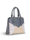 FIRSTGLOW Signature Tri-Tone Chic Handbag – Misty Slate Blend