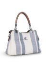 FIRSTGLOW Chic Striped Handbag – Coastal Mist