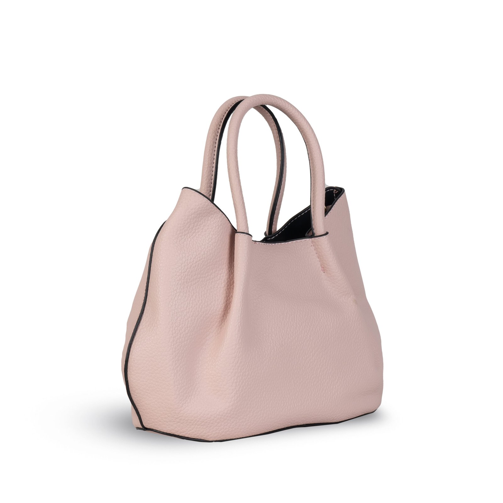 FIRSTGLOW Elegant Dual-Tone Tote – Blush Harmony