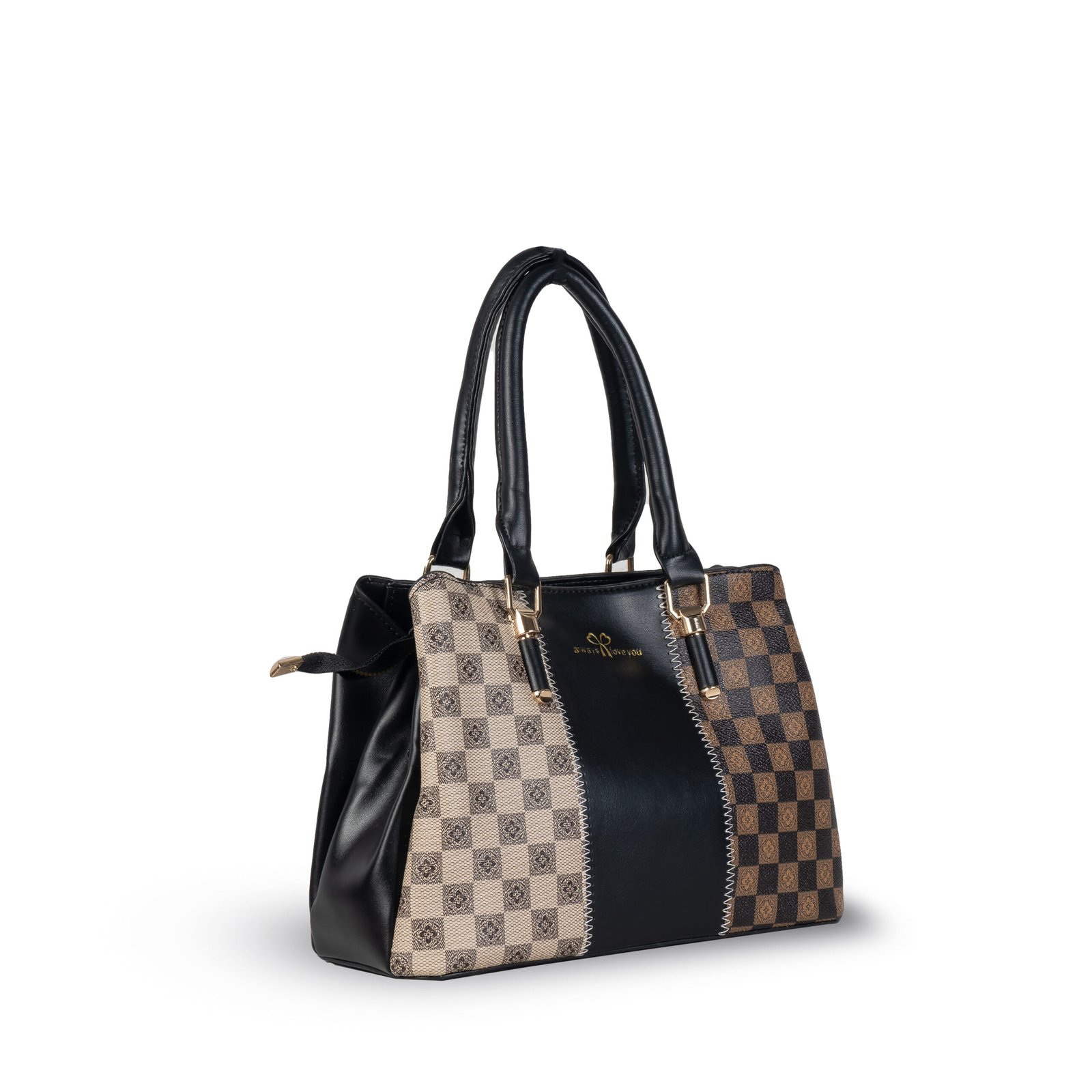 FIRSTGLOW Checkered Elegance Handbag – Urban Chic