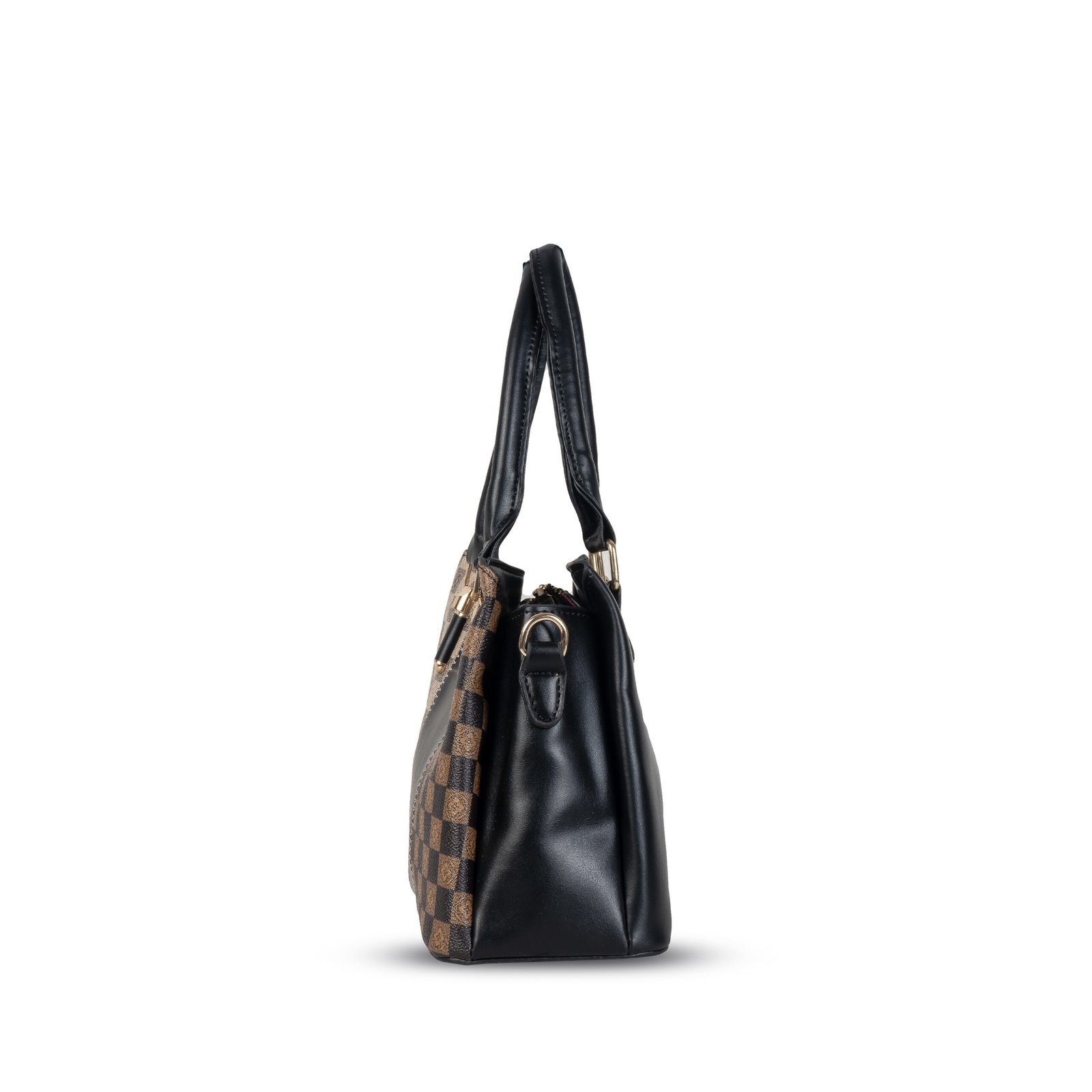 FIRSTGLOW Checkered Elegance Handbag – Urban Chic - Image 4