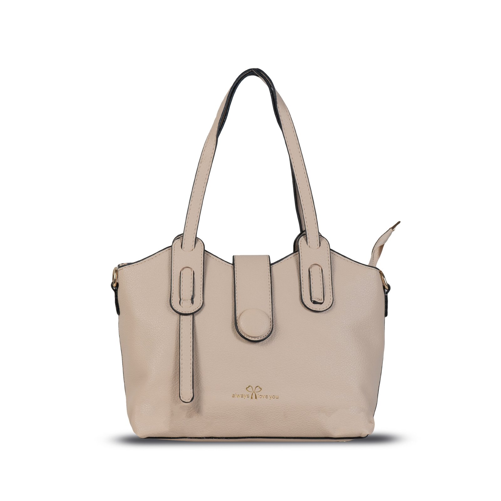 FIRSTGLOW Elegant Leatherette Handbag – Silver Mist - Image 3