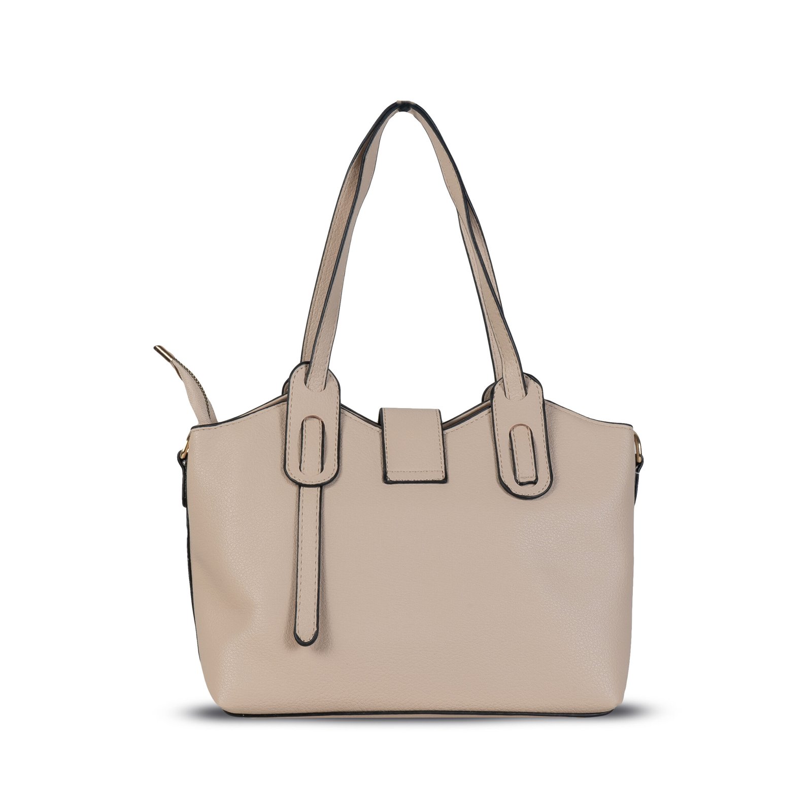 FIRSTGLOW Elegant Leatherette Handbag – Silver Mist - Image 5